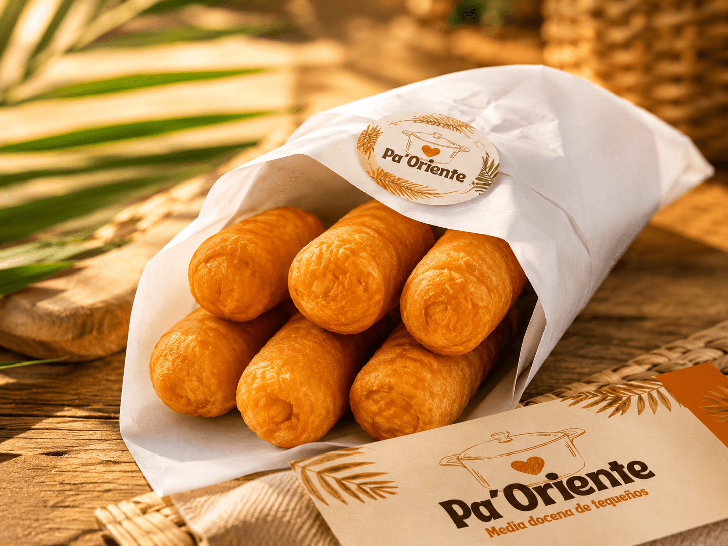Tequeños dorados de Pa'Oriente